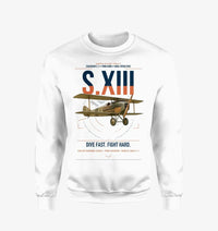 Thumbnail for SPAD S.XIII C.1 design on white sweatshirt