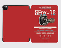 Thumbnail for GEnx-1B design on red ipad tablet case