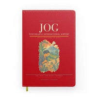 Thumbnail for Yogyakarta International Airport (JOG) design on red notebook