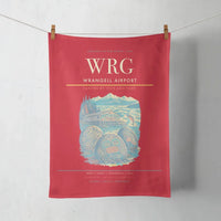 Thumbnail for Wrangell Airport (WRG) design on red towel