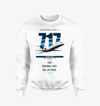 Thumbnail for Boeing 717-200 design on white sweatshirt