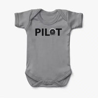 Thumbnail for Pilot & Jet Engine Baby Bodysuit - view 7
