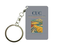 Thumbnail for Camilo Daza International Airport (CUC) design on gray key chain