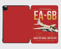 Thumbnail for EA-6B Prowler design on red ipad tablet case