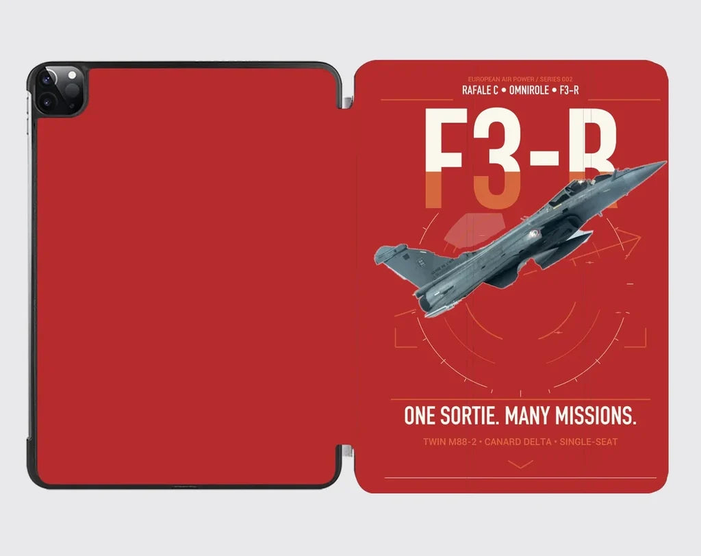 Dassault Rafale C — F3-R standard design on red ipad tablet case
