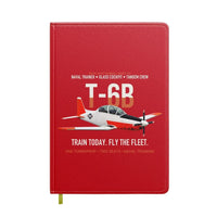 Thumbnail for T-6B Texan II Naval Aviator Training design on red notebook