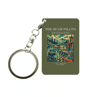 Thumbnail for VINTAGE G4029 - The Bush Pilots - Designed Key Chain design on greenarmy