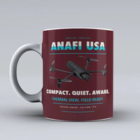 Thumbnail for ANAFI USA Mug design on dark red parrot