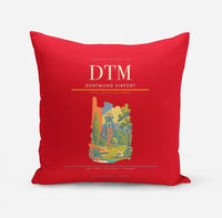 Thumbnail for Dortmund Airport (DTM) design on red pillow