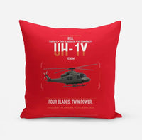 Thumbnail for Bell UH-1Y Venom design on red pillow