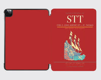 Thumbnail for Cyril E. King Airport (STT) design on red ipad tablet case
