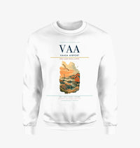Thumbnail for Vaasa Airport (VAA) design on white sweatshirt