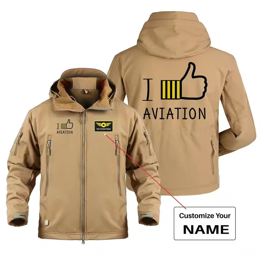 Customisable I Like Aviation Jacket - view 7