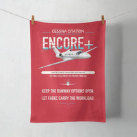 Thumbnail for Cessna Citation Encore+ design on red towel