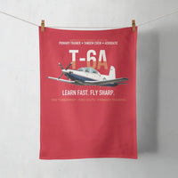 Thumbnail for T-6A Texan II Train The Next Generation design on red towel
