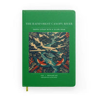 Thumbnail for VINTAGE G4403 - The Rainforest Canopy River - Designed Notebooks design on green