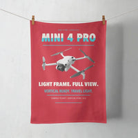 Thumbnail for DJI Mini 4 Pro design on red towel