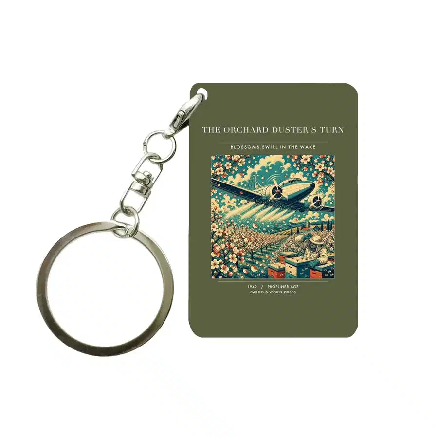 VINTAGE G4386 - The Orchard Duster's Turn - Designed Key Chain design on greenarmy