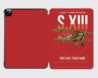 Thumbnail for SPAD S.XIII C.1 design on red ipad tablet case