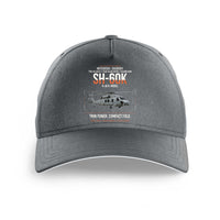 Thumbnail for Mitsubishi Sikorsky SH-60K design on gray printed hat