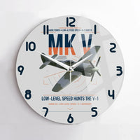 Thumbnail for Hawker Tempest Mk V design on light gray no frame wall clock