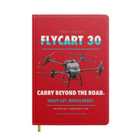 Thumbnail for DJI FlyCart 30 design on red notebook
