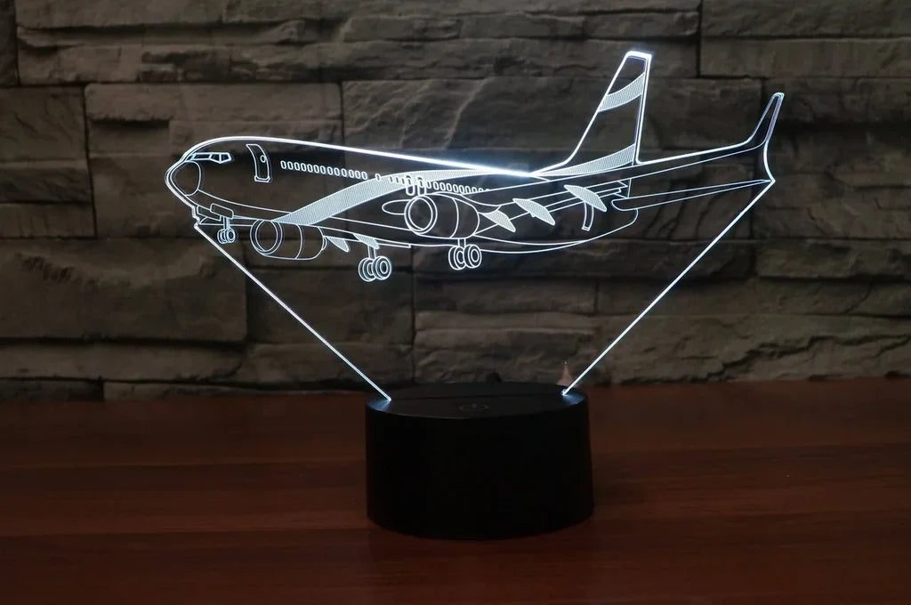 Customisable Boeing 737 3D Lamp - view 8