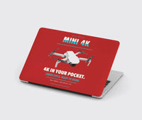Thumbnail for DJI Mini 4K design on red MacBook case