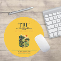 Thumbnail for Fuaʻamotu International Airport (TBU) design on yellow round mouse pad