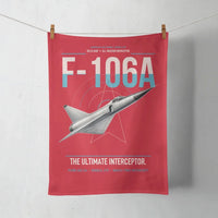 Thumbnail for F-106A Delta Dart design on red towel