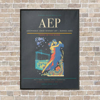 Thumbnail for Aeroparque Jorge Newbery AEP — Buenos Aires vertical canvas print - framed - gray background
