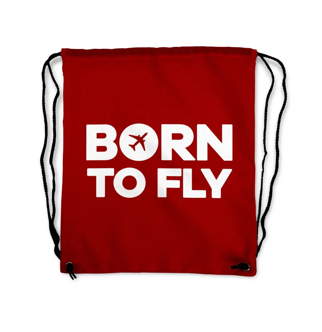 Born to Fly Drawstring Bag - view 7