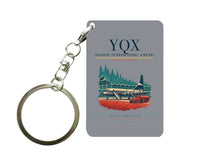 Thumbnail for Gander International Airport (YQX) design on gray key chain
