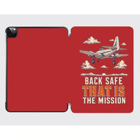 Thumbnail for Back Safe That Is The Mission design on red ipad tablet case