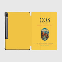 Thumbnail for Colorado Springs Airport (COS) design on yellow samsung tablet tablet case