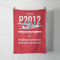 Thumbnail for Tecnam P2012 Traveller design on red towel
