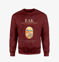 Thumbnail for Marrakech Menara Airport RAK Sweatshirt - Wine Red
