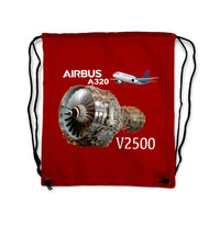 Thumbnail for Airbus A320 Drawstring Bag - view 7