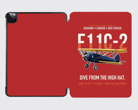Thumbnail for F11C-2 Goshawk Dive from the High Hat design on red ipad tablet case
