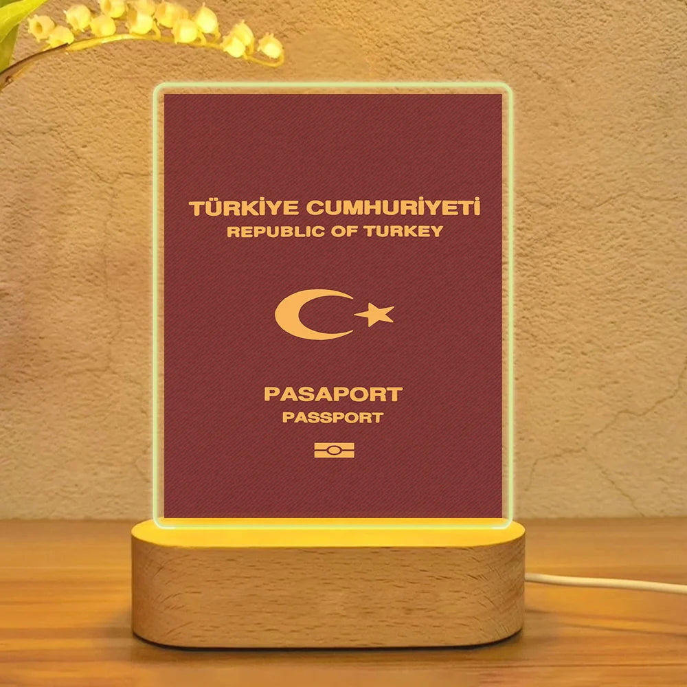 Turkey Passport Lamp - view 7