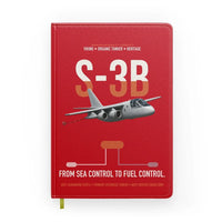 Thumbnail for S-3B Viking design on red notebook
