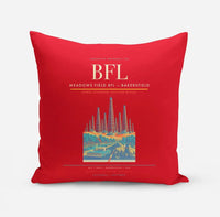 Thumbnail for Meadows Field (BFL) design on red pillow