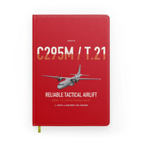 Thumbnail for Airbus C295M T.21 design on red notebook