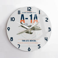 Thumbnail for Messerschmitt Me 262A-1a design on light gray no frame wall clock