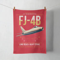 Thumbnail for FJ-4B Fury design on red towel
