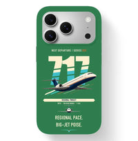 Thumbnail for Boeing 717-200 design on green magsafe iphone case