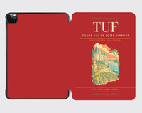 Thumbnail for Tours Val de Loire Airport (TUF) design on red ipad tablet case