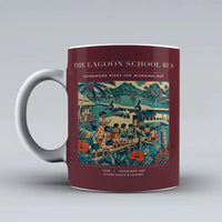 Thumbnail for VINTAGE G4270 - The Lagoon School Bus - Ceramic Mug design on darkred