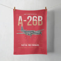 Thumbnail for A-26B Invader design on red towel