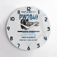 Thumbnail for PW2040 design on light gray no frame wall clock